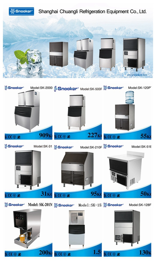 New Model 145kg/24hour Crescent Shaped Ice Maker for Commercial Use