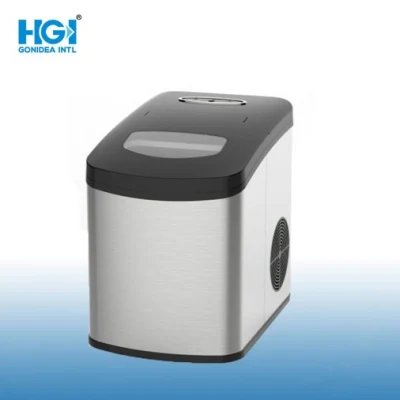 Hgi bala portátil 12kg mesa de plástico Mini máquina de hielo para el hogar