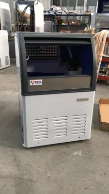 Máquina para hacer cubitos de hielo comercial automática de 100 kg/máquina de hielo puro residencial para cafetería y tienda de postres de hielo