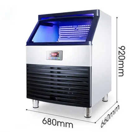 70 kg de hielo triturado