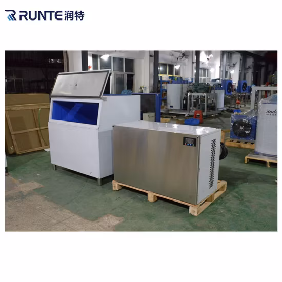 Máquina de mantenimiento fresca del cubo de hielo de la bala de Countercambodia 500kg de la barra de la comida